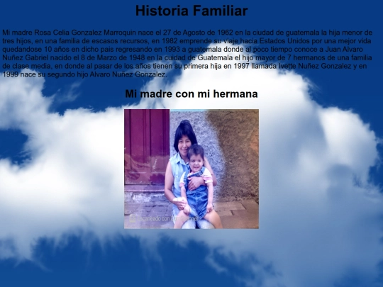 paginas/Historia Familiar screenshot