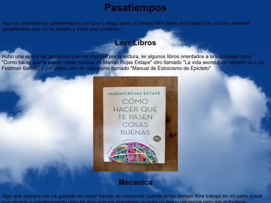 paginas/Pasatiempos screenshot