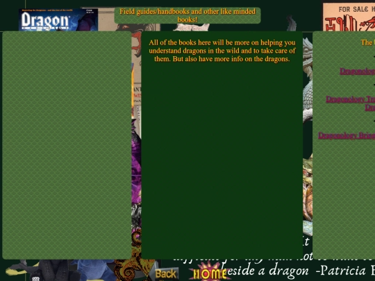 DragonologyFieldbooks screenshot
