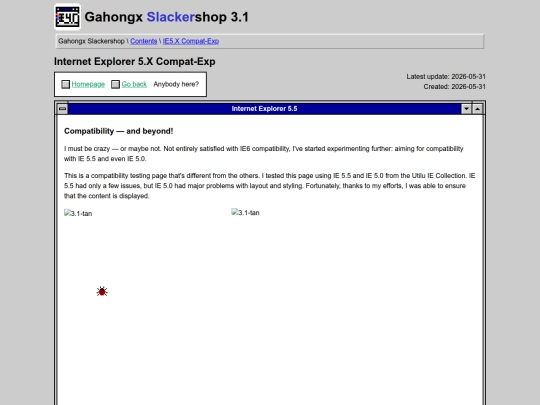 contents/IE5X_compat-exp screenshot