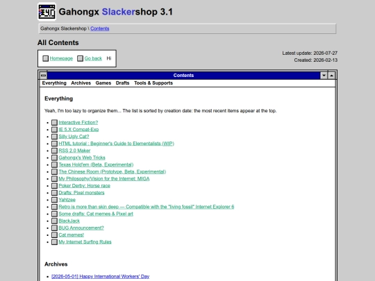 contents screenshot