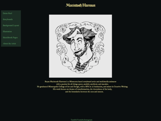 About the Artist screenshot