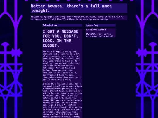index screenshot