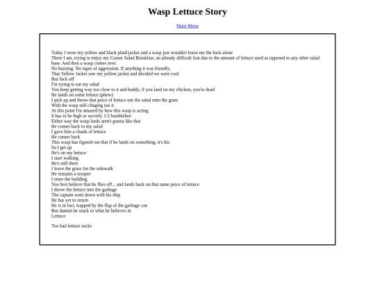 waspgarbage screenshot