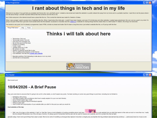 index screenshot