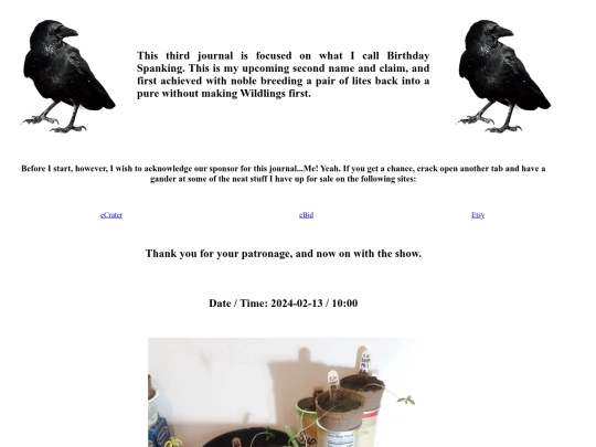 Ravens-Garden/Secret Garden/Grow-Journals/NHN-0002 screenshot