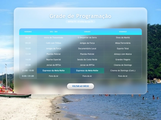 programação screenshot