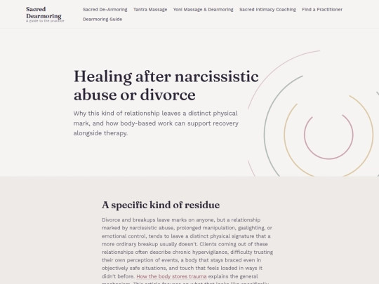 dearmoring-after-narcissistic-abuse screenshot