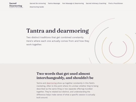 tantra-and-dearmoring screenshot