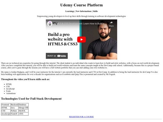 udemy/uindex screenshot