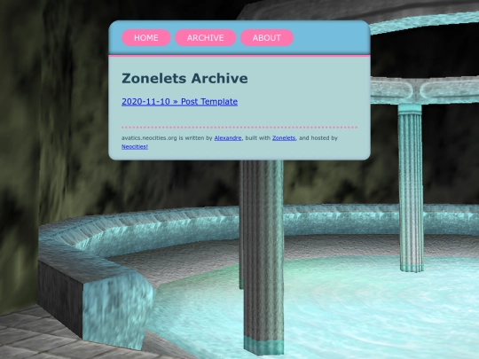 archive screenshot