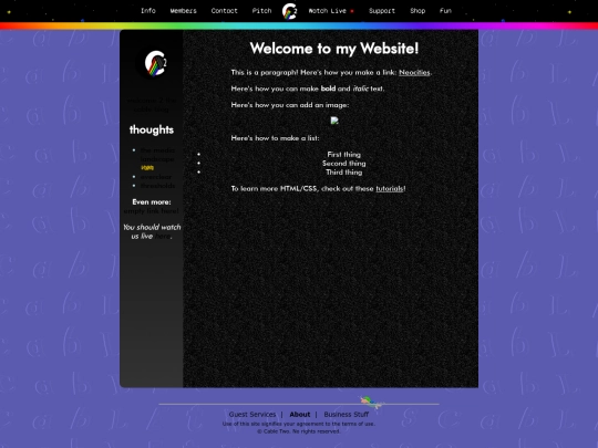 blog screenshot