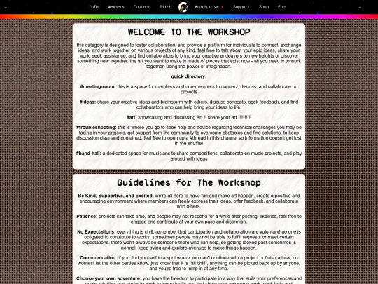 info/workshop screenshot