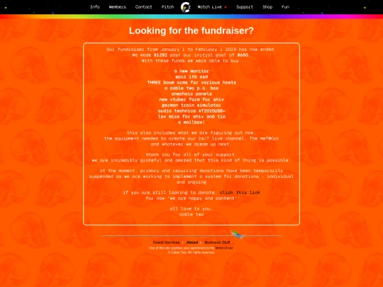 support/fundraiser2023 screenshot