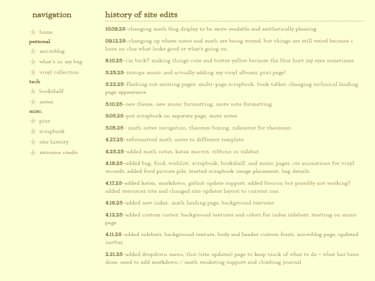 site_updates screenshot