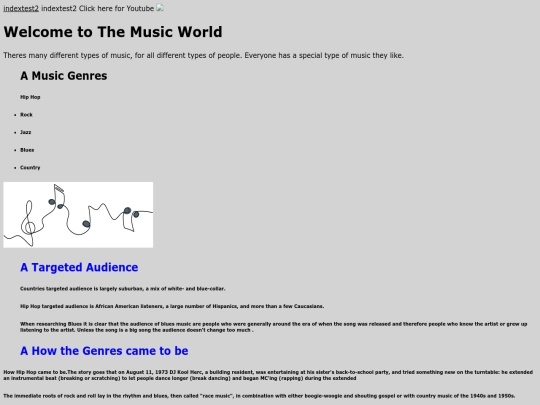 indextest screenshot