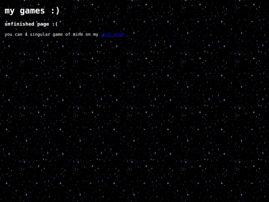 games screenshot