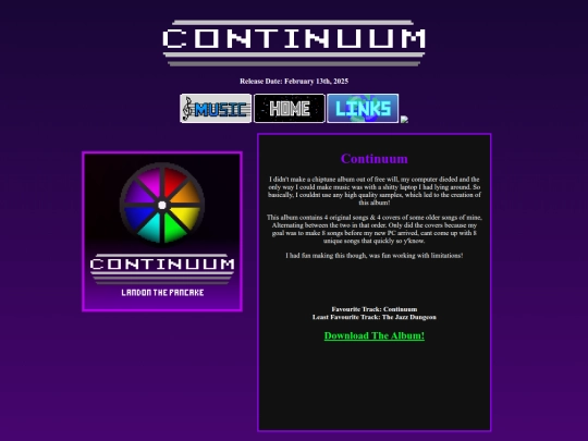 music/continuum screenshot