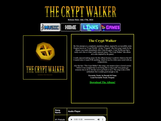 music/thecryptwalker screenshot