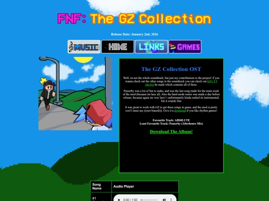 music/thegzcollection screenshot
