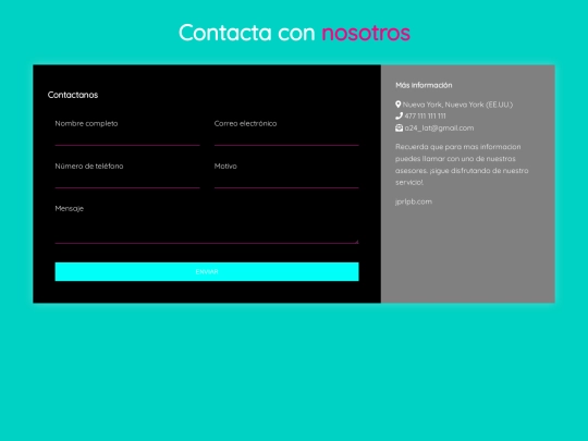 Contacto screenshot