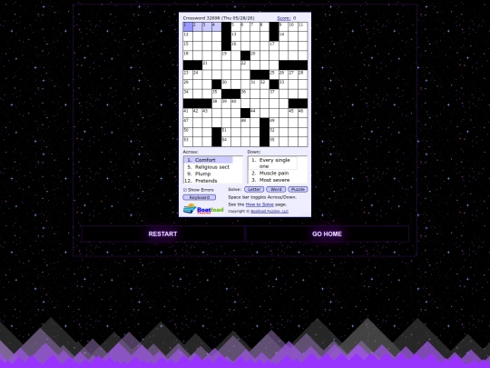 dailypuzzles/crossword screenshot