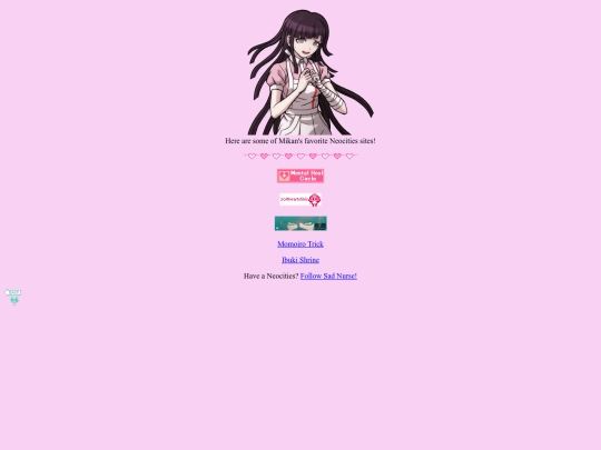 links screenshot