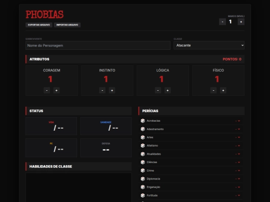 PhobiasRPG screenshot
