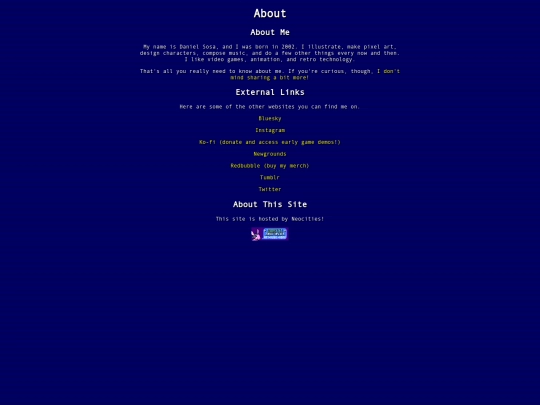 aboutme screenshot