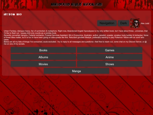 mauthor-bio screenshot