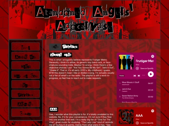 playlists screenshot