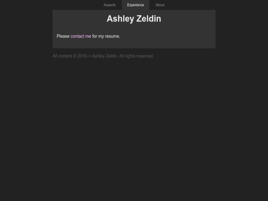 experience screenshot