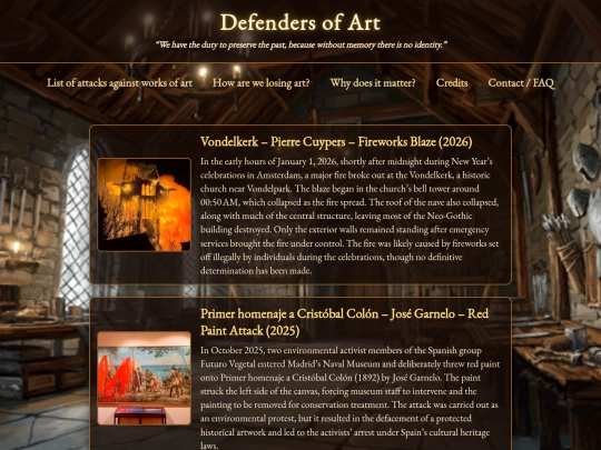 list-of-attacks screenshot
