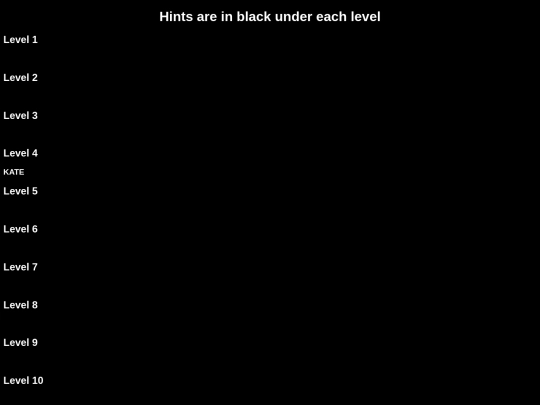 hints screenshot