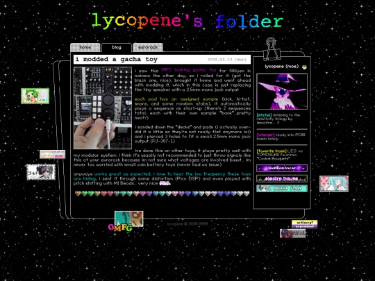 blog screenshot
