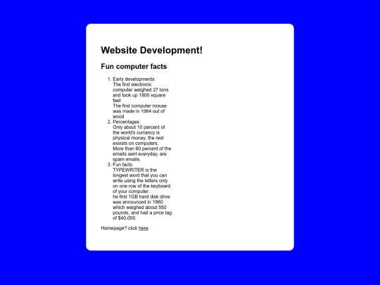 webDev screenshot