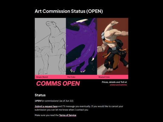 comms screenshot