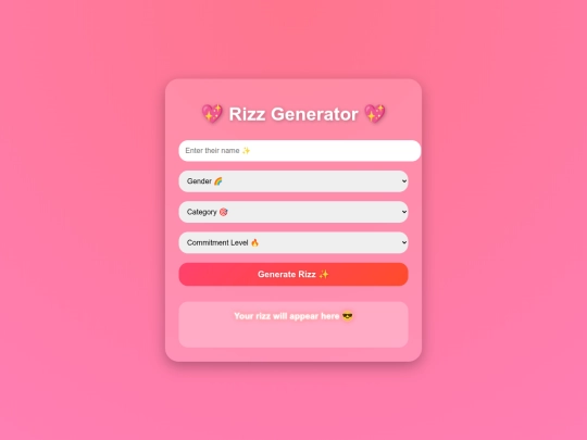 rizz screenshot
