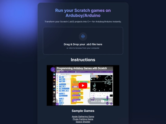 scratch_arduboy screenshot