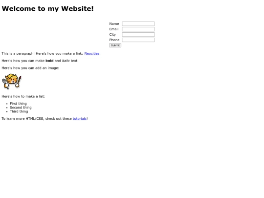 index screenshot
