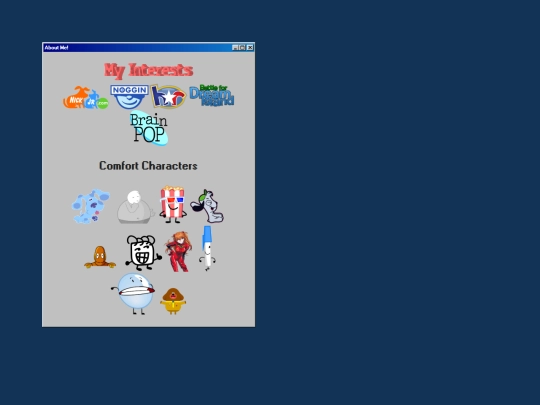 aboutme screenshot