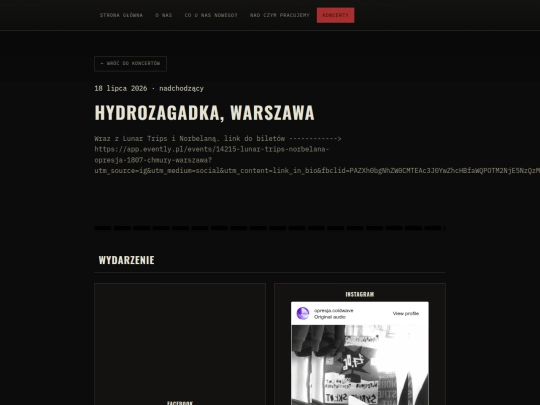 koncert-hydrozagadka-warszawa screenshot