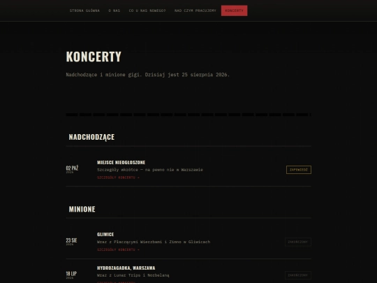 koncerty screenshot