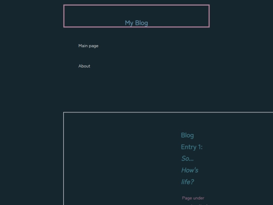 blog screenshot