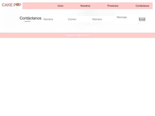 Proyecto Final/Contacto screenshot