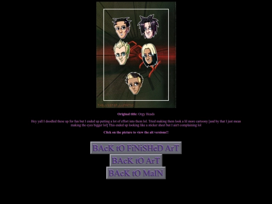 art pages/orgyheads screenshot