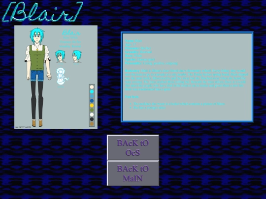 oc pages/BLaIR screenshot