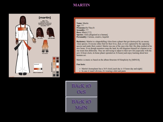 oc pages/mARtIn screenshot