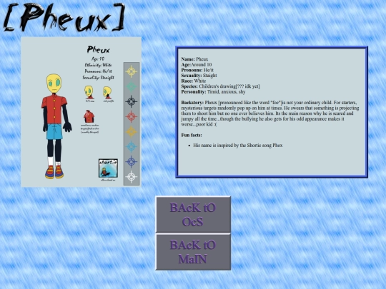 oc pages/phEUx screenshot