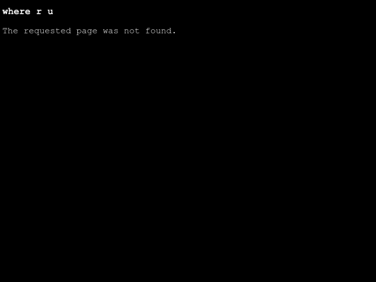 not_found screenshot